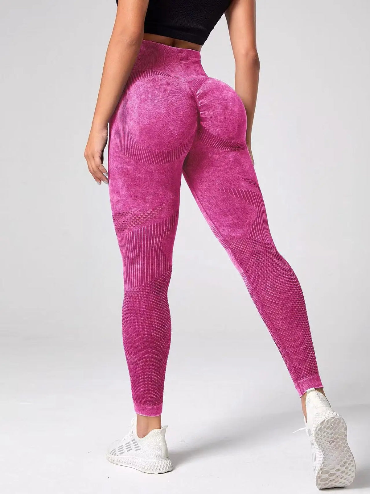 Seamless Leggings Sport Women Fitness Push Up Yoga Pants High Waist Hip-lifting Workout Running Scrunch Sportswear Gym Tights