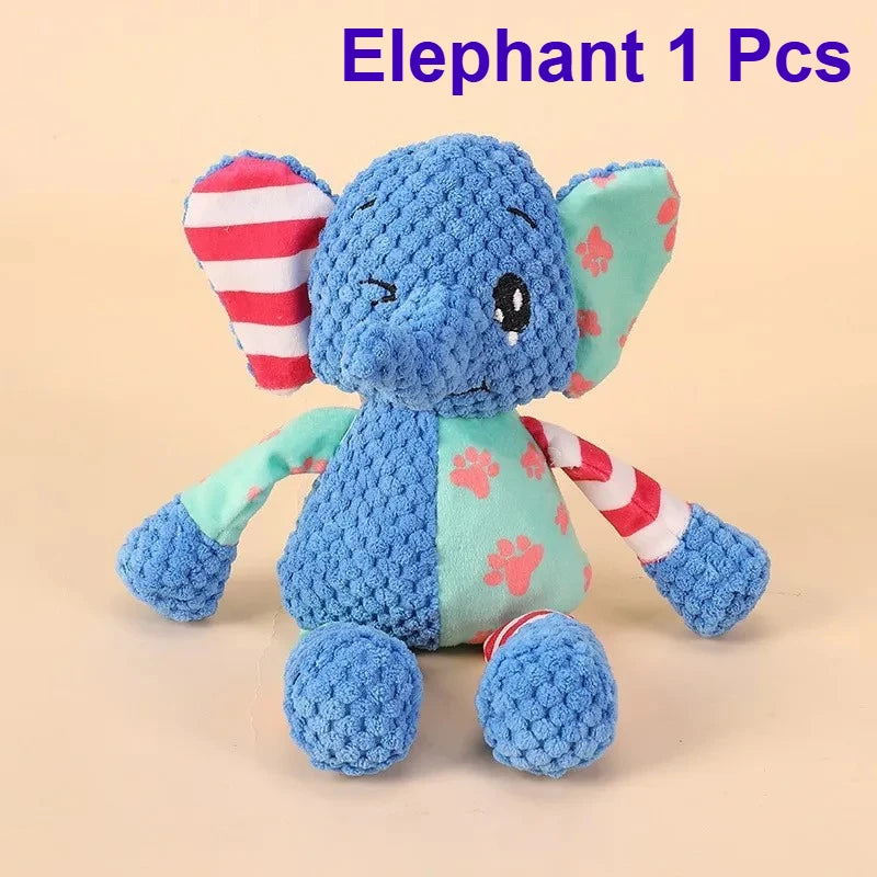 1/2 Pcs Pet Toys Dog Toys Plush Toys Bite Resistant Grind Teeth Relieve Boredom Make Noise Pet Supplies