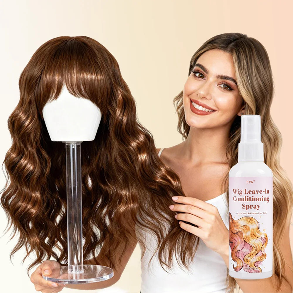 Wig Hair Care Oil Spray, Hydrates & Smooths, Anti-Frizz, Easy Combing, Extends Service Wig Life, 48H Fragrance Lock.