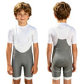 Kids Boys Girls Cycling Bib Shorts Thigh Length Leotard  Sponge Pad Bicycle Clothes for Sports Training Outdoor Wear Bike Ride