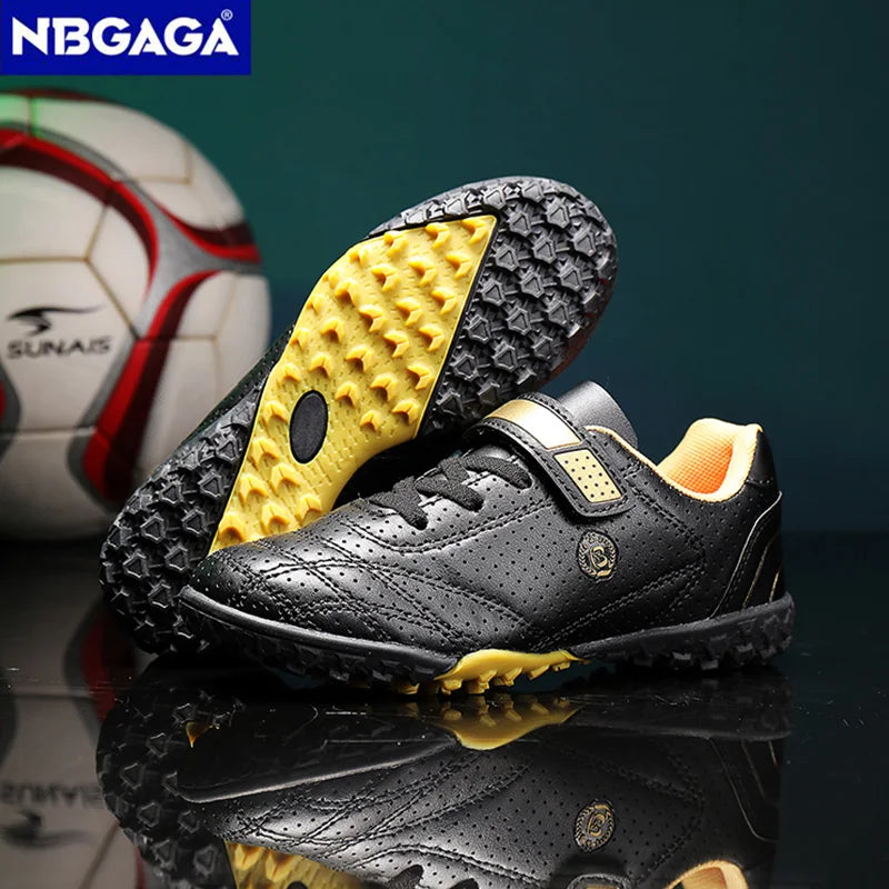 Kids Youth Soccer Shoes Sports Society Field Boy Football Shoes Non Slip Lightweight Training Sneakers Children Football Match