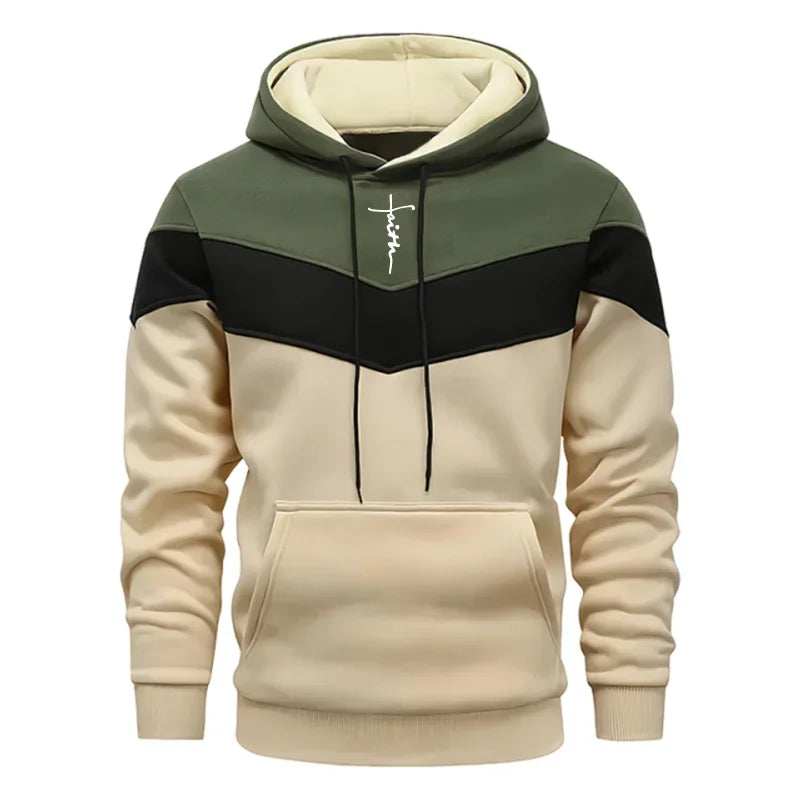 Comfort Casual Sports Autumn Winter Quality Hot Sale Men Tracksuit Fashion Hoodie Tricolor Single Sweatshirt and Pants Daily Man