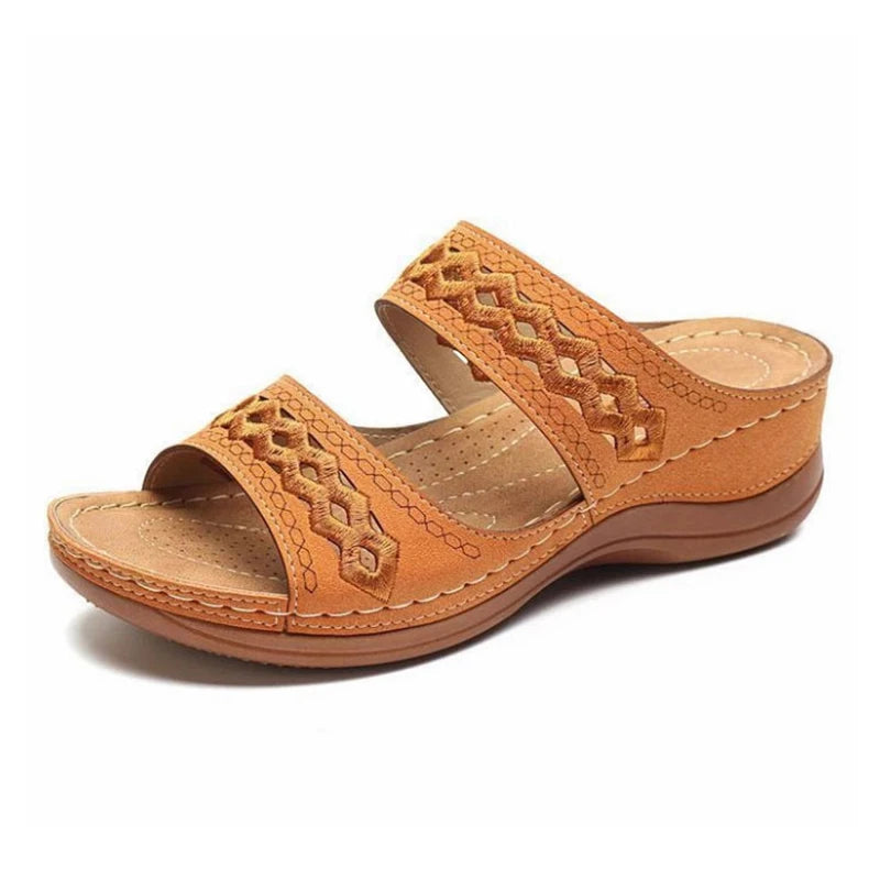 sandals women 2021 Summer Women Shoes Wedges Sandals Platform Casual  Roman Women's Sandals Beach Shoes Soft Female Shoes Woman