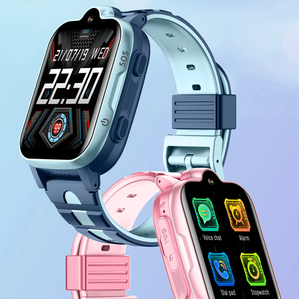 4G Kids Watch 4G Smart Kids Watch Video Call Voice Chat Student Watch for Boys and Girls IPX7 Water Proof Water Proof Kids Watch