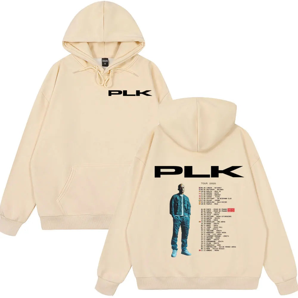 Rapper PLK Tour 2026 Hoodies Men Women Clothing Fashion Hip Hop Style Sweatshirts Casual Loose Long Sleeve Pullovers Streetwear