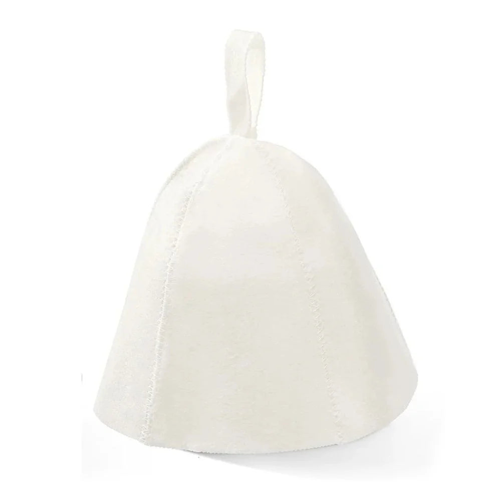 Sauna Hats for Men and Women Felt Sauna Cap Home Sauna Steam Room Accessories