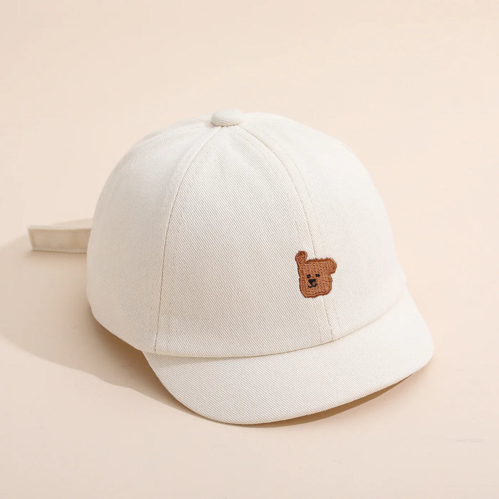Baby Hat 47-50CM 1-3 Years Spring Summer New Dog Embroidery Kids Cap Casual Girls Sun Protection Baseball Cap Children Boys Hats