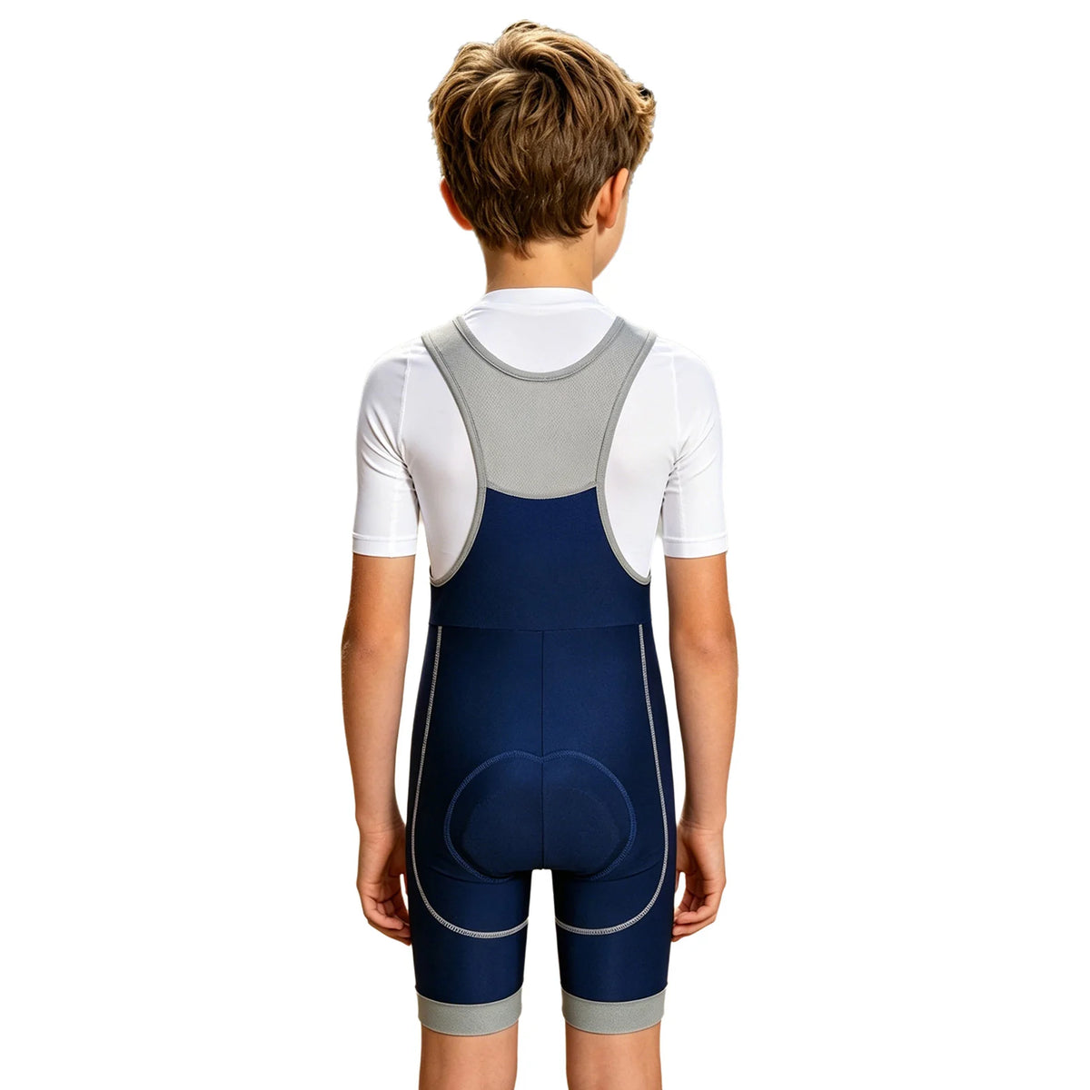 Kids Boys Girls Cycling Bib Shorts Thigh Length Leotard  Sponge Pad Bicycle Clothes for Sports Training Outdoor Wear Bike Ride