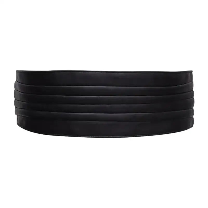 39BD Waist Belt Wide Belts Stylish Weaving Cloth Decorative Waistband for Women Dress