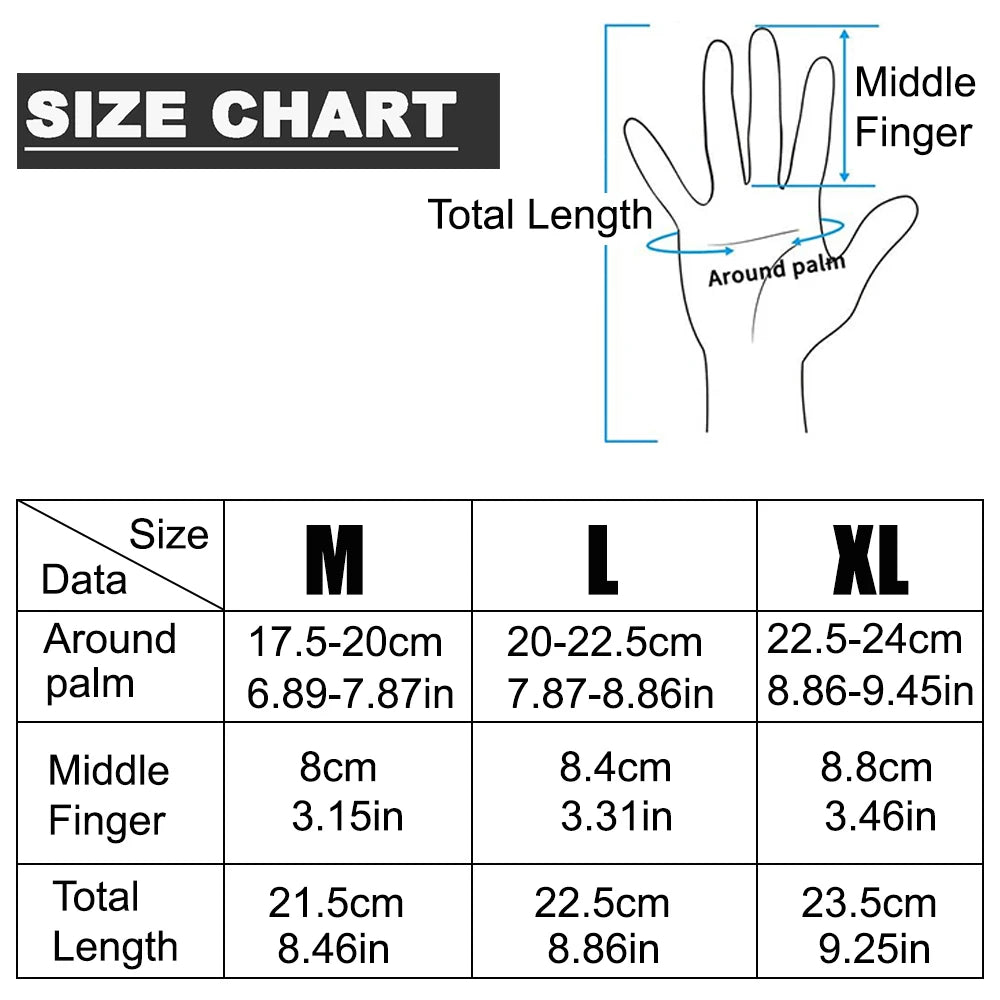 Men's Outdoor Full Finger Gloves Unisex Touchscreen Cycling Gloves MTB Motorcycle Gloves Men Camping Hunting Gloves