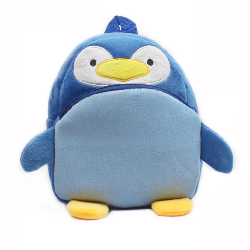 Kids 3D Animal Backpacks Baby Girls Boys Toddler Schoolbag Children Cartoon Penguin Bookbag Kindergarten Toys Gifts School Bags