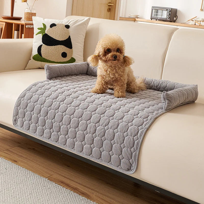Thickened Pet Sofa Cushion Anti-Scratch Non-Slip Dog And Cat Sleeping Nest Kennel Pad Cozy Pet Bed for Cats And Dogs