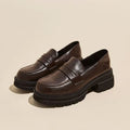 Women's Platform Loafers, All-Season British Style Espadrilles, Fashionable Commuting and Daily Wear, Retro Comfortable Design.