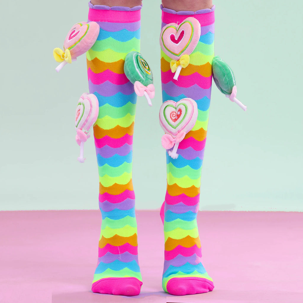 Crazy socks for kids Cute girl socks girls wacky Funky Stretch Mid to High Novelty Socks