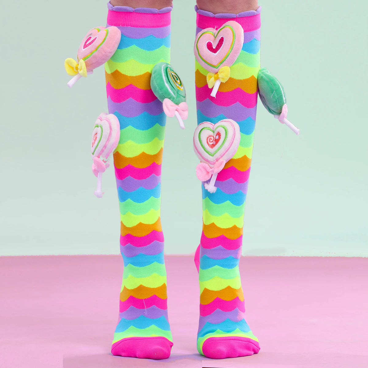 Crazy socks for kids Cute girl socks girls wacky Funky Stretch Mid to High Novelty Socks