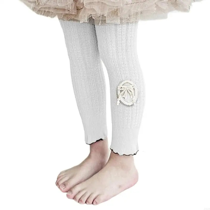Kids Bottoming Pants Child Leggings Solid Color Trendy Girls Tights for Party Daily Performances & School Activity A2UB