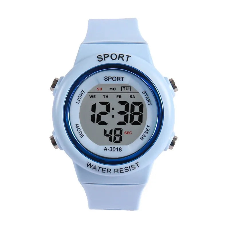 Teenagers' student watches, children's boys' and girls' watches, multifunctional digital electronic watches