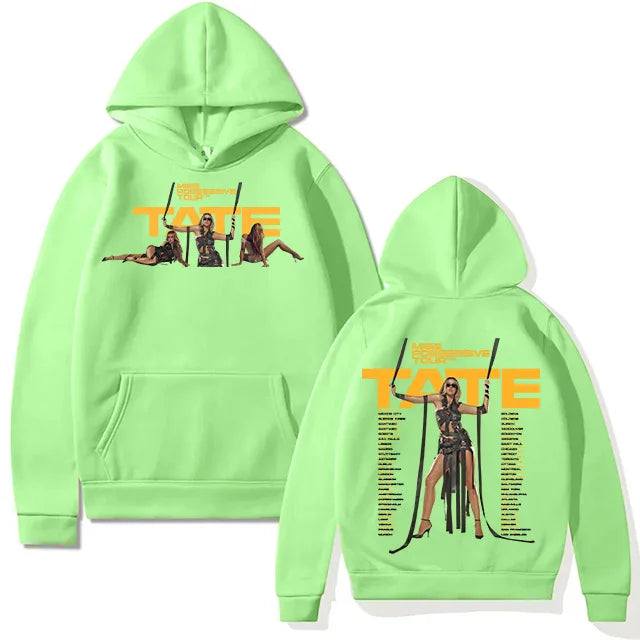 Tate McRae Miss Possessive Tour 2025 Hoodie Men Women Clothes Fashion New Sweatshirts Oversized Pullover Trendy Y2K Casual Hoody