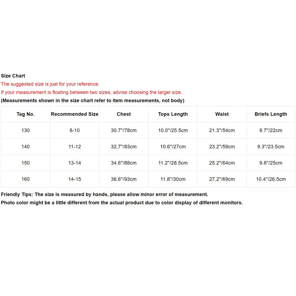 Children Two Piece Bathing Suit 8-15 Years Swimsuit For Girls Summer Bikini Set Solid Color Tops And Briefs Suit Kids Swimwear
