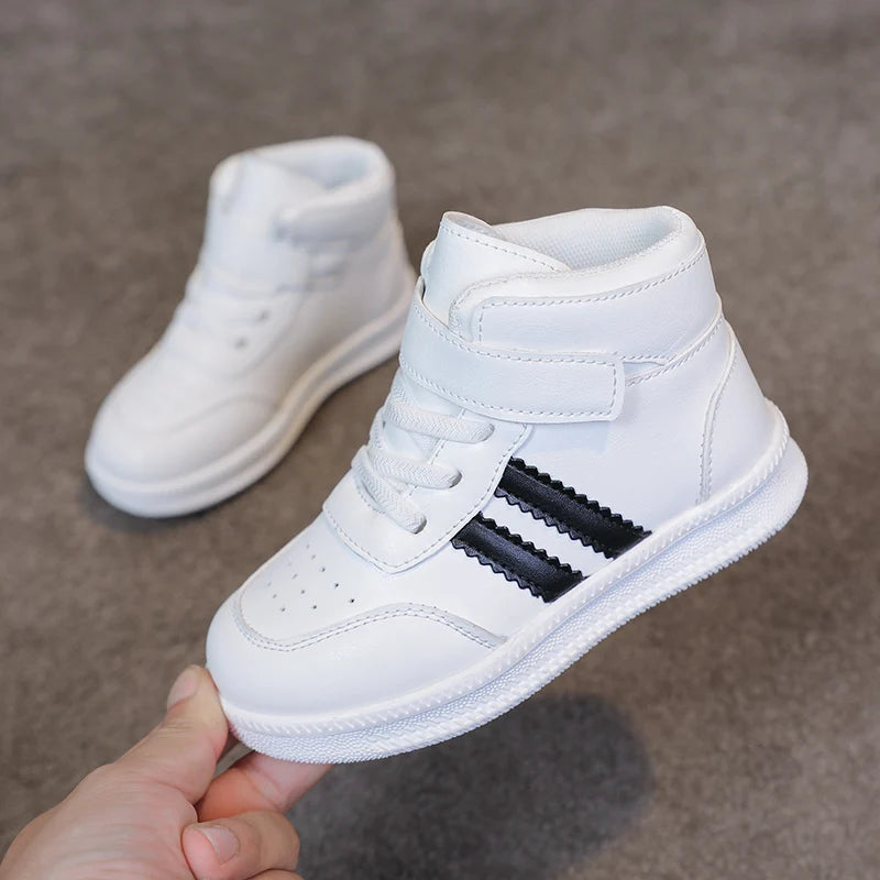 Children Casual Sports Shoes High-top Non-Slip Lightweight Comfortable Kids Sneakers Boys Girls Running Shoes Classic 2025 New