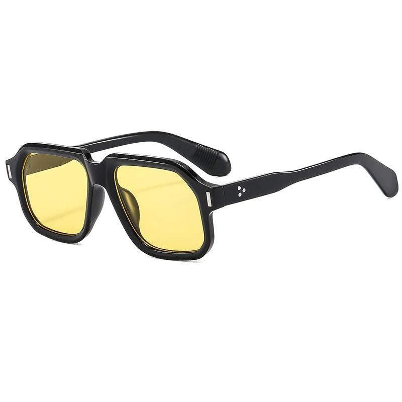 Large Frame Rectangular Sunglasses Women New Fashion Minimalist Style Sun Glasses High Quality Unisex Eyeglasses UV400