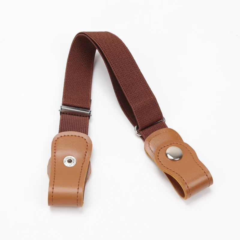 Kids Belts Buckle-Free Elastic Black Striped Hearts Dots Waist No Buckle Stretch Toddlers Adjustable Boys Girl Belts for Jeans