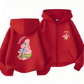 Hoodies Coat SpongeBob SquarePants Children gifts Zipper style Girls Boys Age 3-12 Kids Fashion black Pink fashion Sweatshirt