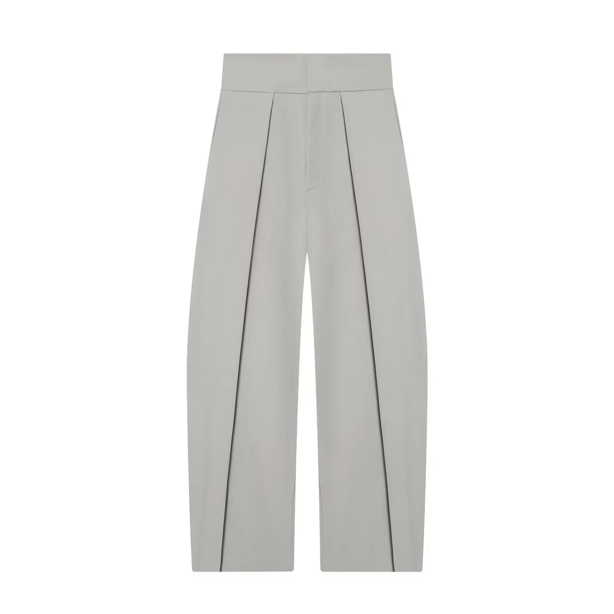 Fashionable Balloon Silhouette Pleated Pants Women's New Arrival Spring Summer Natural Waist Polyester Fiber Casual Trousers