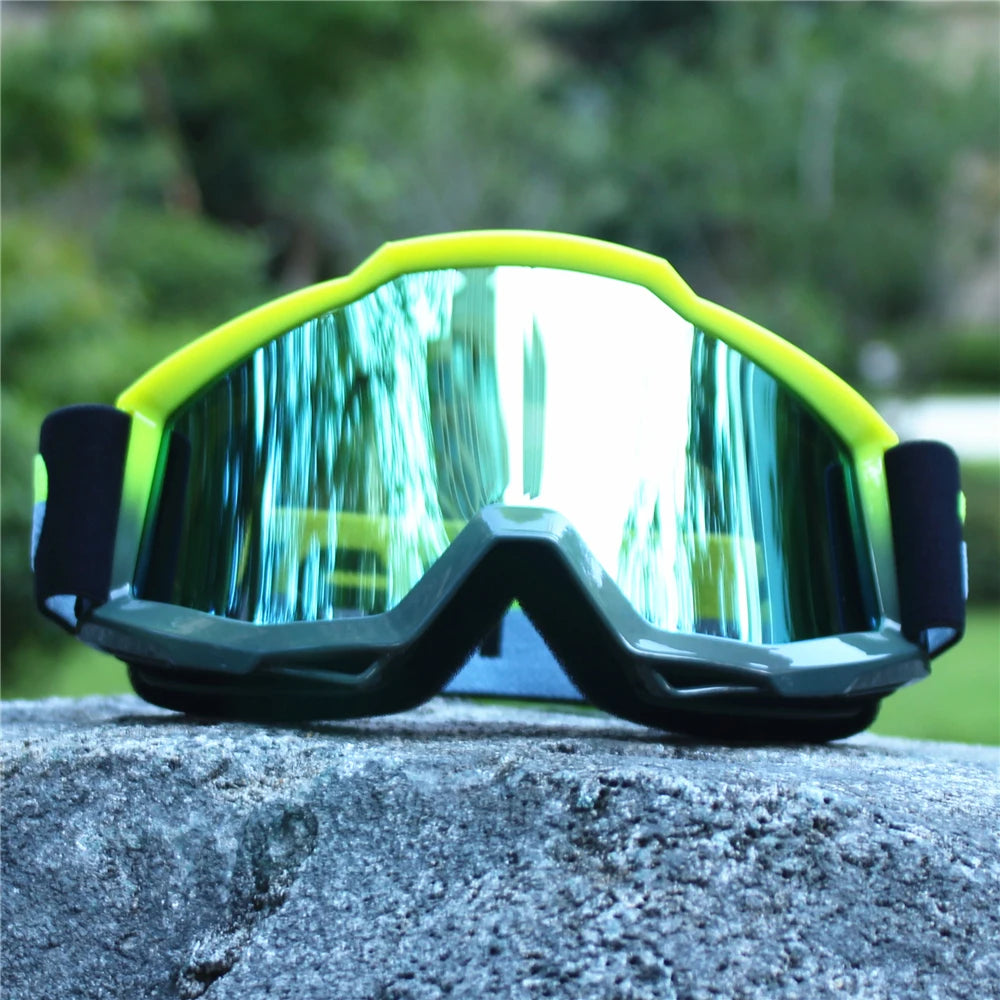 Men's Retro Motorcycle Sunglasses Night Vision Motocross Safety Protective MX Driving Glasses Vintage Helmet Goggles