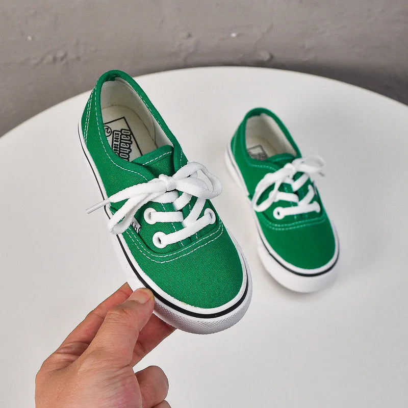 Kid Sneakers 2025 Summer New Kids Canvas Shoe Small Medium Large Kid Shoe Allmatch Women Sneaker Boy Shoes Parent-child Shoes