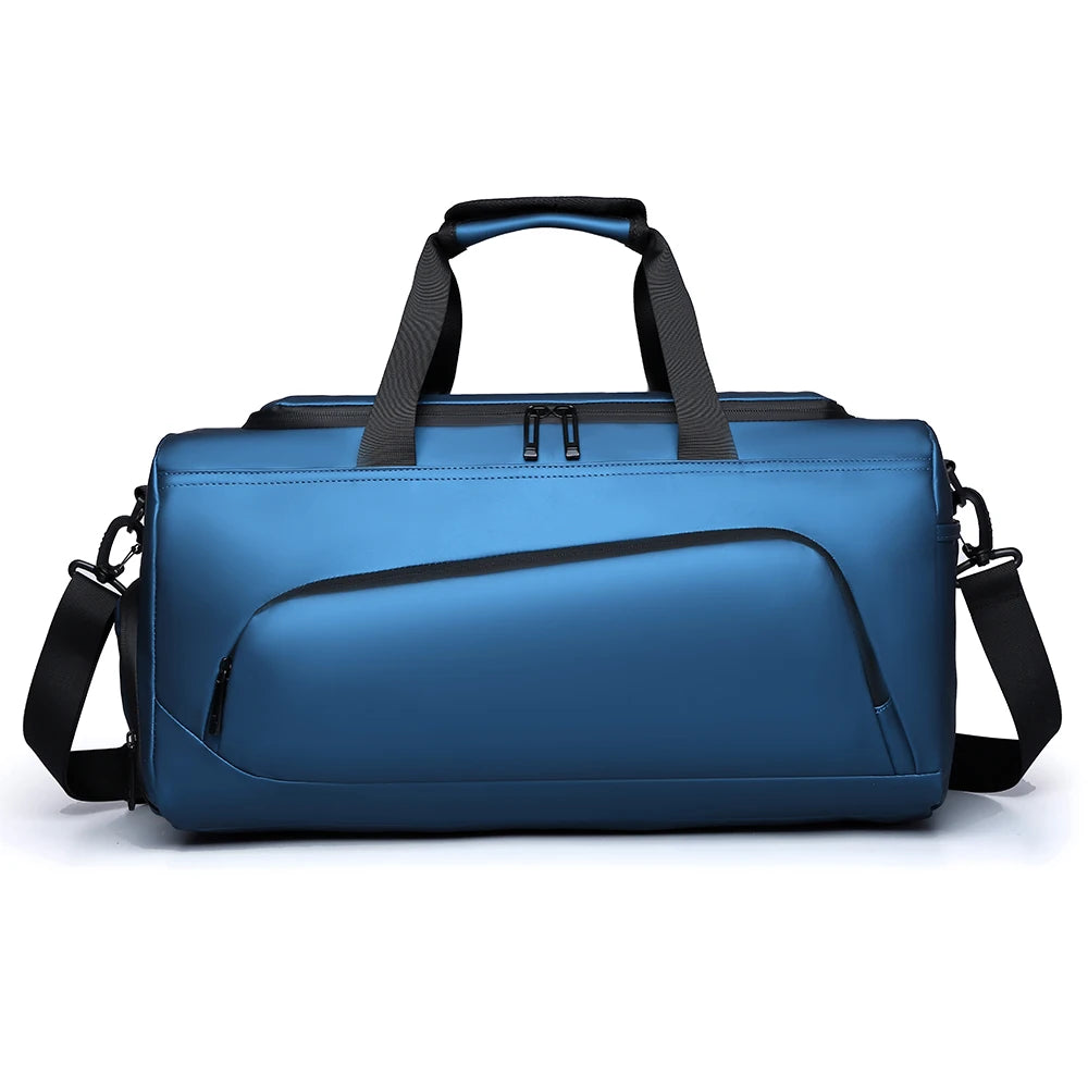 Sports Gym Bag, Large Capacity Handbag,Portable Travel Duffel Bag, Multi-compartment With Shoes Storage,Perfect For Vacation
