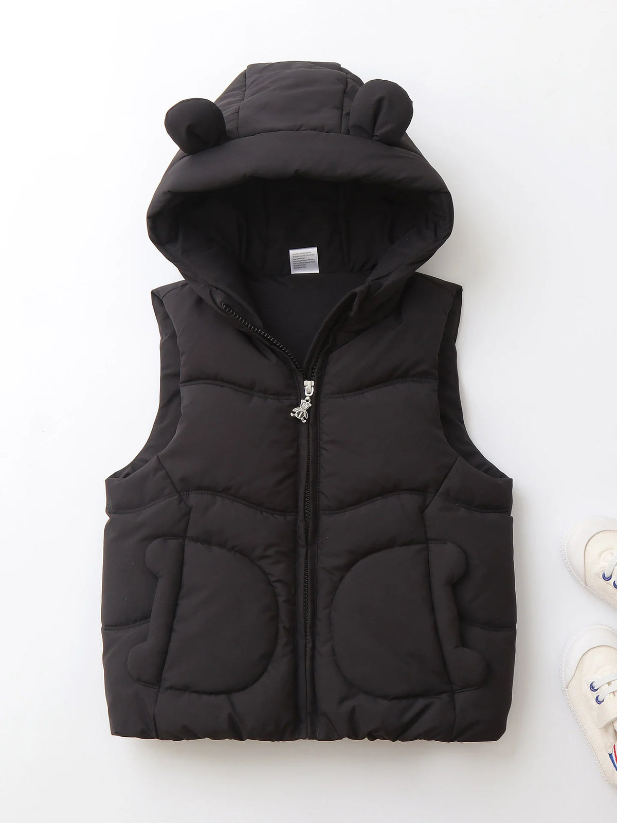 1-4Y Winter Kids Clothes Thicken Lining Boys Waistcoat Windybreaker Girls Paddded Jacket Chidren Outfit