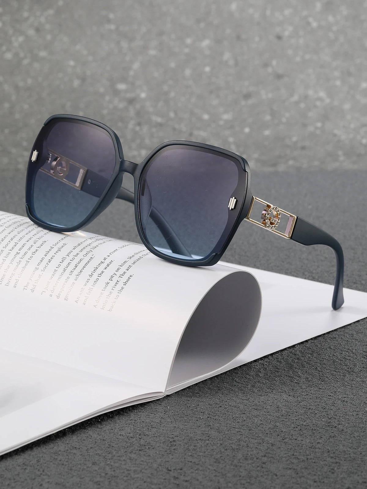 5 New sunglasses for women: UV-resistant sunglasses for women, high-end look, versatile for large faces, slimming glasses, high-
