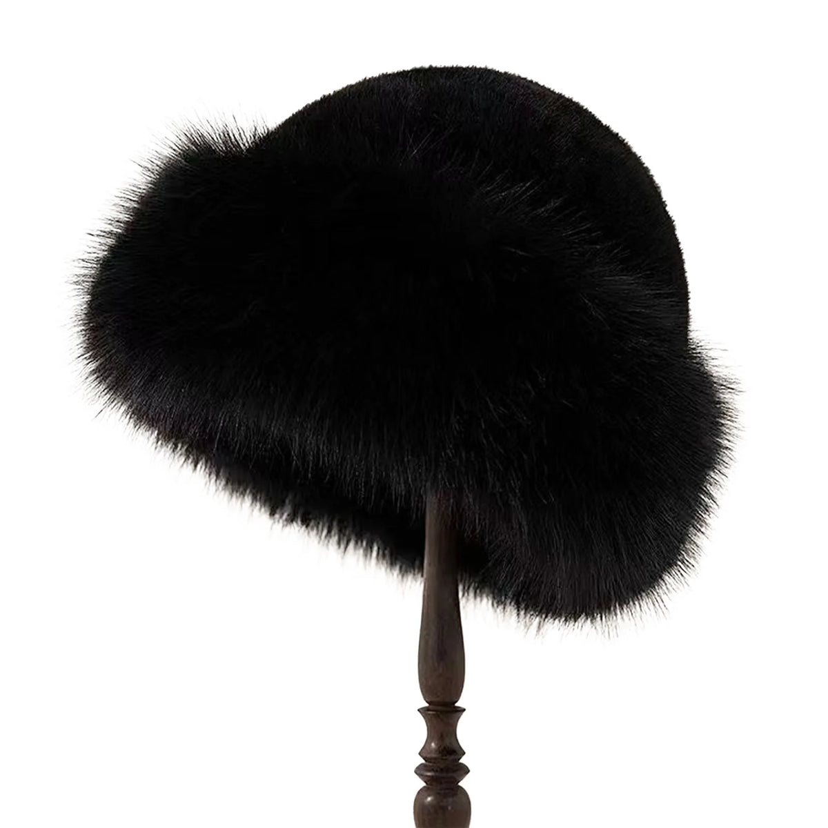 Furry Hats For Women, Autumn Winter Korean Style Warm Hats, Solid Color Flattering Mongolian Hats, Thickened Winter Outfits