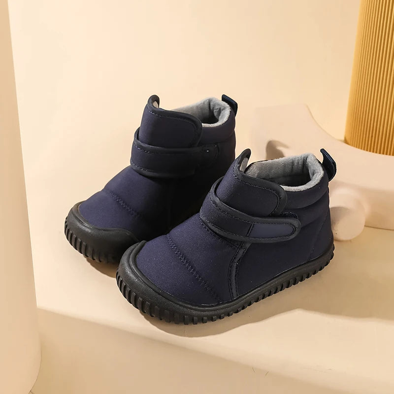 Baby Shoes Outdoor Anti-slip Winter Snow Boots Warm Toddler For Kids Boys Girls Flat Children's Walking Sprot Running Size19-28