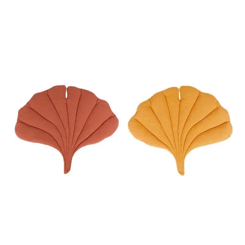 65x60cm Pet Sleeping Mat Soft Leaf Cat Bed Summer Dog Cat Cushion Bite Resistant Puppy Kitten Floor Pad Home Indoor Washable
