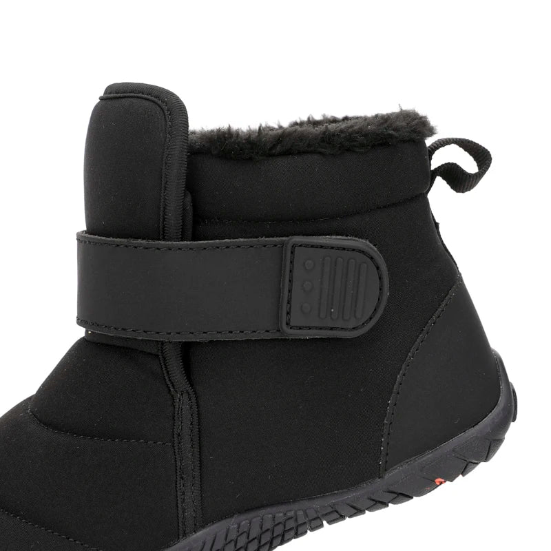 Kids New Wide Toe Barefoot Snow Boots Boys Girls Winter Minimalist Waterproof Sneakers Girls Boys Non-Slip Warm Snow Boots