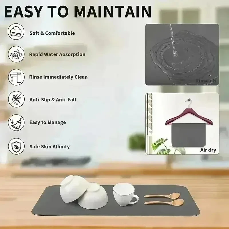 Pet Feeding Mat for Cats Dogs Dirt-Resistant Scratch-Proof Spill-Proof  Checkered Non-Slip Easy To Clean Food Water Bowl Mat