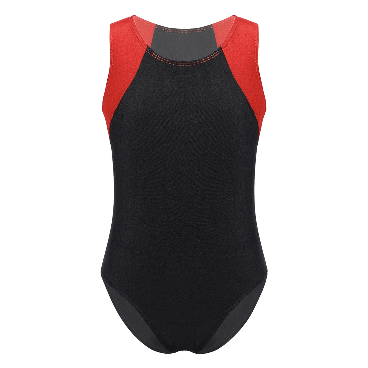 Kids Boys Sports Gymnastics Workout Sets Sleeveless Leotard Bodysuit Jumpsuit with Shorts Yoga Fitness Competition Dancewear