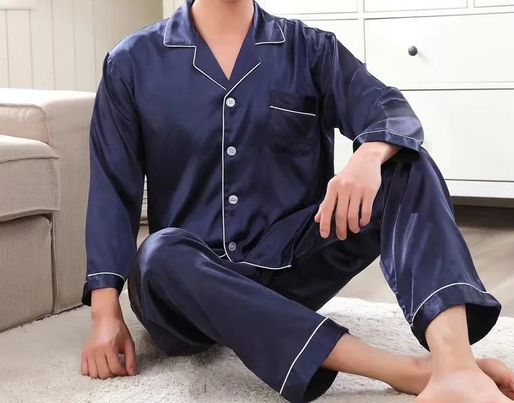 Personalized Pajamas Set, Couple Pajamas Set Customized Satin Pajamas Bachelorette Wedding Party Valentine Anniversary Gift Pjs
