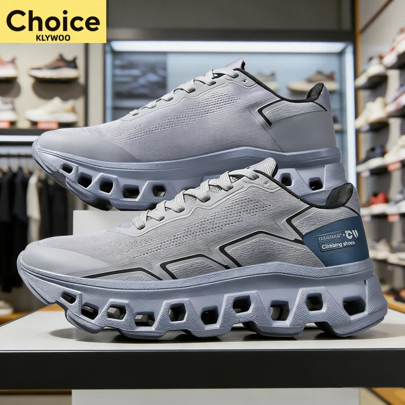 Men Sports Marathon Running Shoes Carbon Board Speciality Breathable Lightweight Women's Comfortable Athletic Nonskid Sneakers
