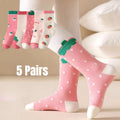 5 Pairs Baby Children's Socks Cartoon Spring Autumn Animal Kids Sock Girls Cute Boy Toddler Socks 1-12 Years