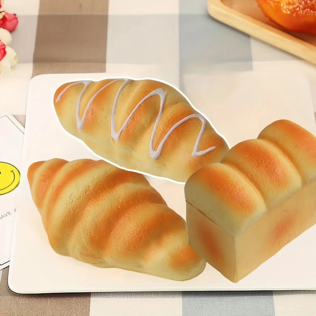 Children Pretend Play Kitchen Toys Girl Simulation Artificial Soft Bread Food Cooking Games Play House Decor Kids Play Toys Gift