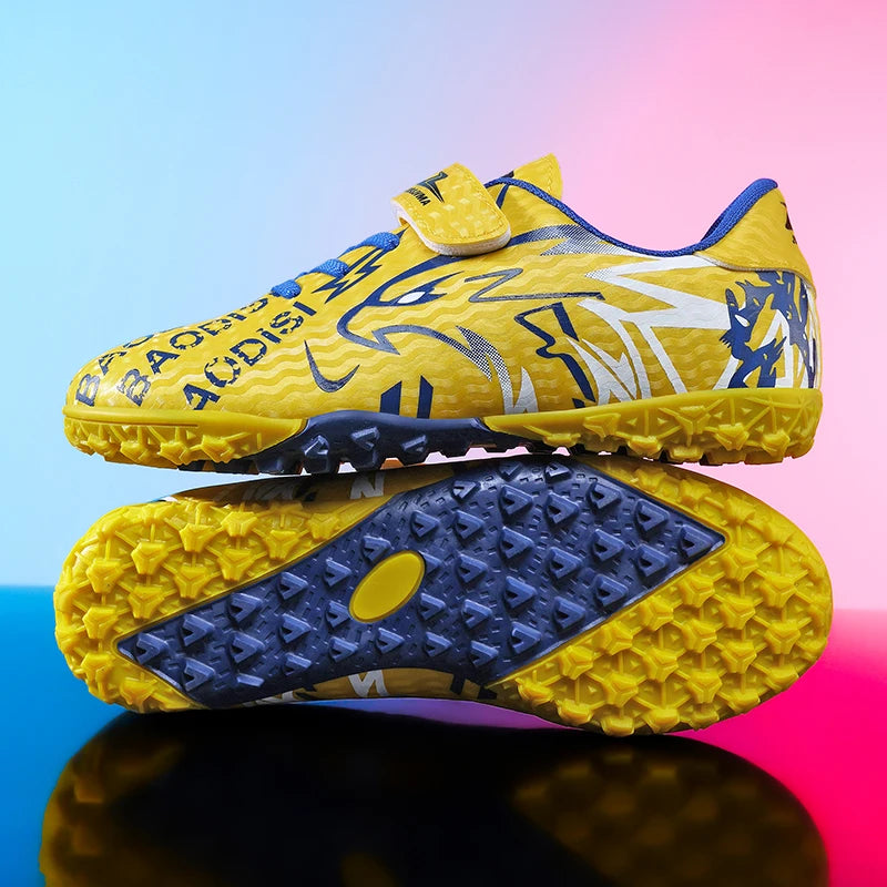 New Men Kids Soccer Shoes Non-Slip Football Boots Ultralight Cleats Match Grass Boys Professional Training Shoes Drop Shipping