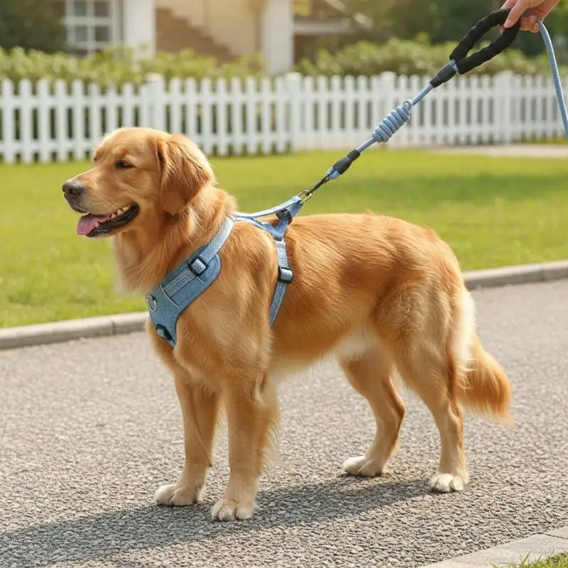 Adjustable Pet Leash Puppy Dog Cat Vest Harness Prevent Breaking Free Pet Harnesses For Dog Walking And Hiking Pet Supplies