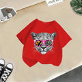 Summer's New Stylish and Fashionable Short-sleeved T-shirts for Boys and Girls, Round-neck Short-sleeved Children's Clothing