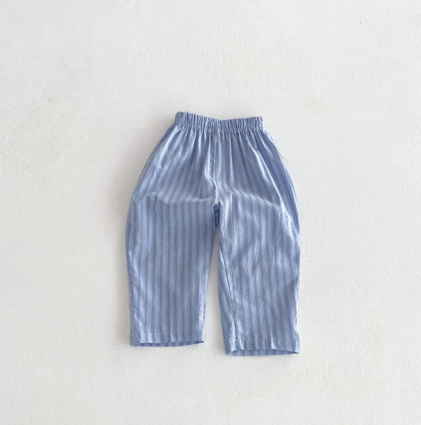 Kids Korean Style Casual Pants With Floral Tomato Prints Loose Fit Trousers Fashion Casual Kid Bottoms Baby 9M-6T Kid Soft Wear