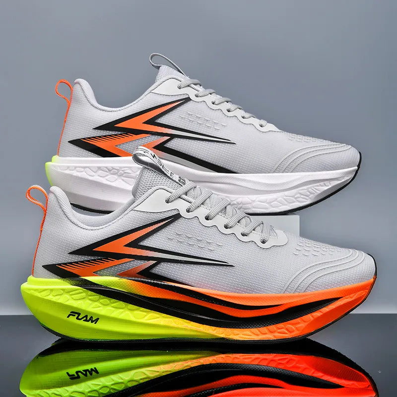 Sports Running Shoes Speciality Marathon Men Breathable Lightweight Carbon Board Women's Comfortable Athletic Nonskid Sneakers