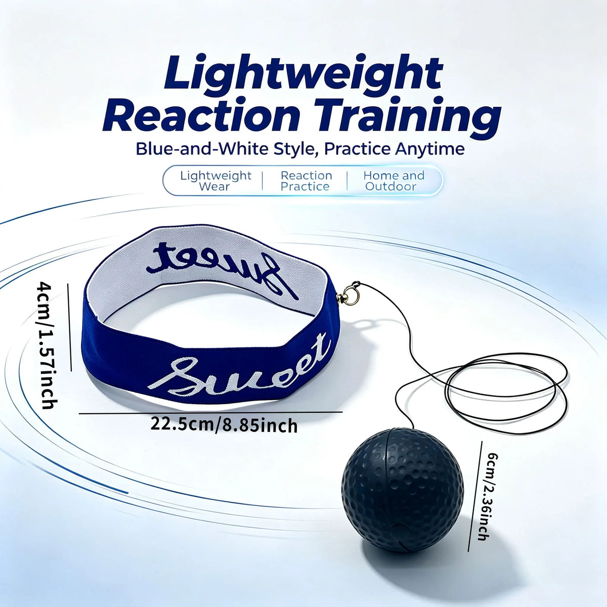 Flexible speed training, reaction ball, boxing headband, stable punching equipment, home fitness, daily exercise equipment