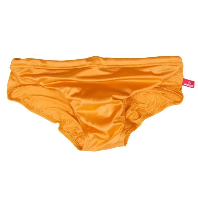 Summer Swimwear Men Solid Swimsuit Boy Swim Suits Beach Surfing Shorts Man Triangular Swimming Briefs